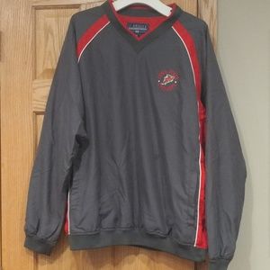 ISU wind/rain jacket with side supers size lg
